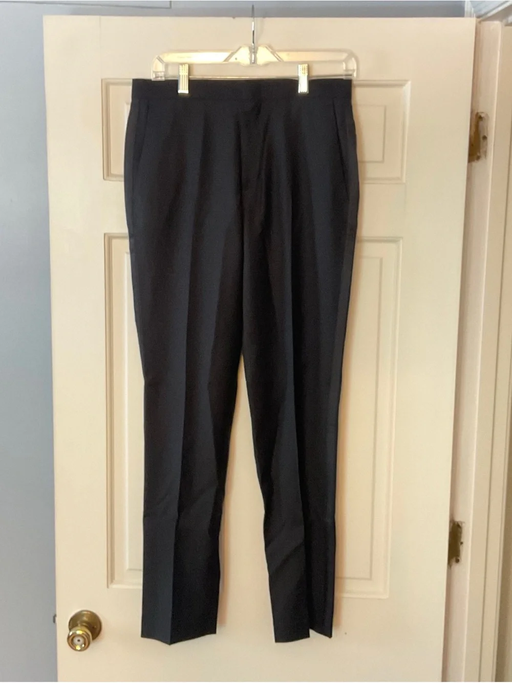 J.Crew Slim-fit Thompson tuxedo pant Men’s 29x32 NWT Formal Dress Black Tie